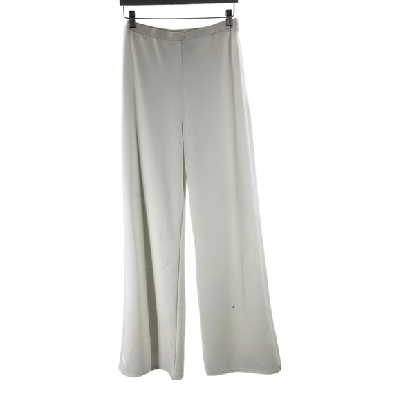 LULU'S SZ M Perfect Pick White Flat Front straight length pants NEW B170 - Picture 3 of 11
